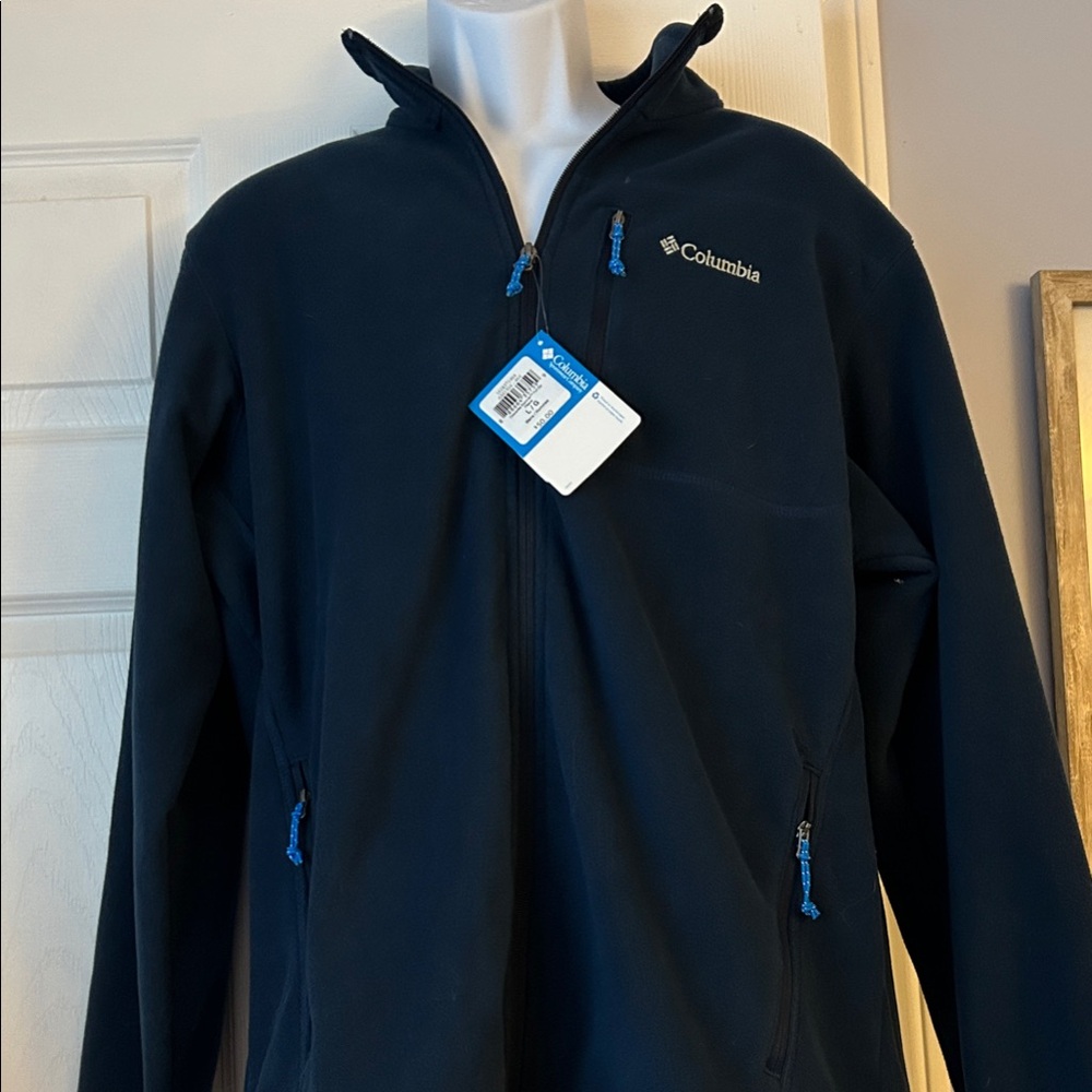Columbia Dark Blue Full-Zip Jacket